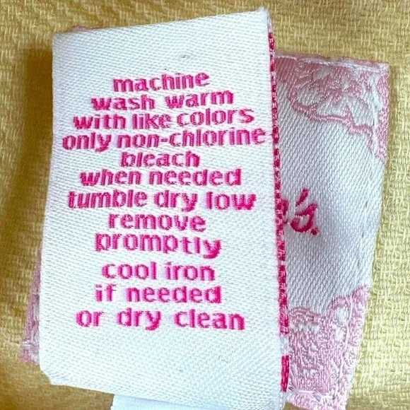 Candie's Yellow 3/4 Sleeve Double Breasted Cotton Blend Pea Coat Size XL - Picture 5 of 5